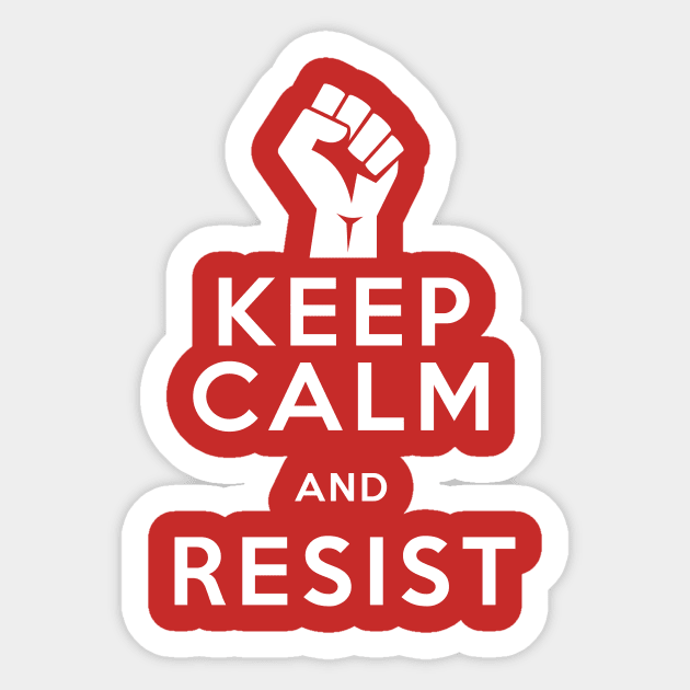 RESIST! Sticker by omardakhane